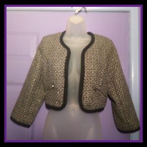NWOT MINKPINK CROPPED JACKET-SIZE SMALL